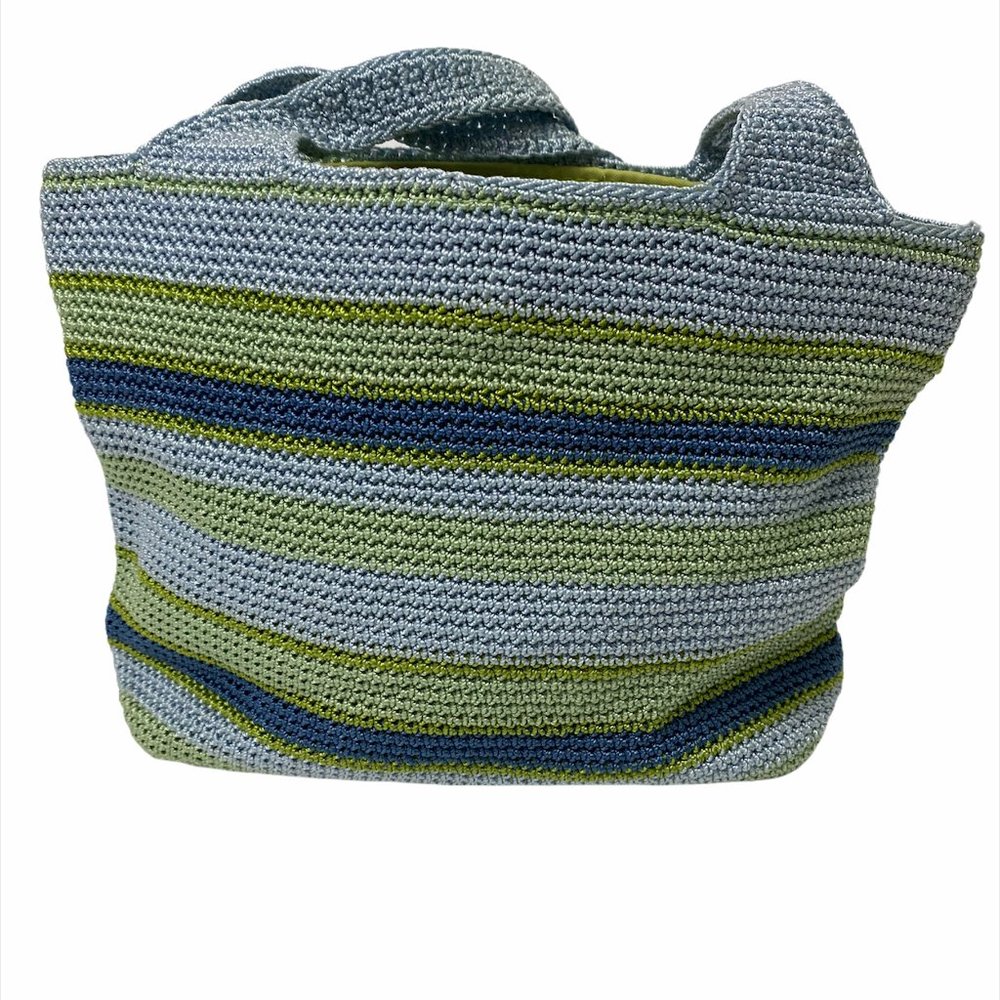 The Sak Woven Blue/Green Mini Bag